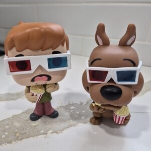Funko Scooby-Doo and Shaggy Figures with 3D Glasses